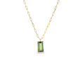 Load image into Gallery viewer, Green Tourmaline Necklace