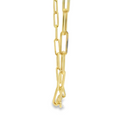 Load image into Gallery viewer, Gold Paperclip Chain Necklace