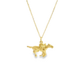 Load image into Gallery viewer, Horse And Jockey Pendant Necklace