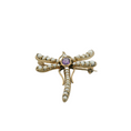 Load image into Gallery viewer, Dragonfly Brooch with Pearls