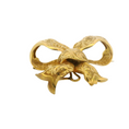 Load image into Gallery viewer, Gold Bow Brooch