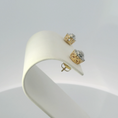 Load image into Gallery viewer, Diamond ilustion Stud Earrings