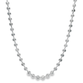 Load image into Gallery viewer, Silver Bead Necklace