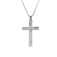 Load image into Gallery viewer, Silver Cross Pendant & Necklace