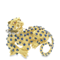Load image into Gallery viewer, Gold Leopard Brooch