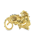 Load image into Gallery viewer, Gold Leopard Brooch
