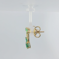 Load image into Gallery viewer, Emerald Drop Earrings