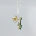 Load image into Gallery viewer, Emerald Drop Earrings