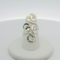 Load image into Gallery viewer, Silver Spiral Ring with Polished Finish