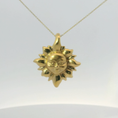 Load image into Gallery viewer, Golden Sun Pendant Necklace