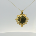 Load image into Gallery viewer, Golden Sun Pendant Necklace