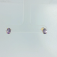 Load image into Gallery viewer, Amethyst Stud Earrings