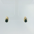 Load image into Gallery viewer, Gold and Black  Onyx Earrings