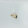 Load image into Gallery viewer, Gold and Black  Onyx Earrings