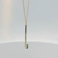 Load image into Gallery viewer, Heart-Shaped Emerald Pendant