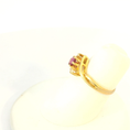 Load image into Gallery viewer, Gold & Diamond Ring with Ruby