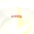 Load image into Gallery viewer, Pink Enemal & Marquise Diamond Ring