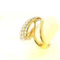 Load image into Gallery viewer, Pear-Shaped Diamond Daimond Studded Ring