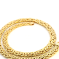 Load image into Gallery viewer, Luxurious Yellow Gold Byzantine Chain Necklace