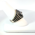 Load image into Gallery viewer, Silver Lion Head Signet Ring