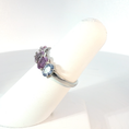 Load image into Gallery viewer, 14K Multistone Ring with Pale Pink Sapphire Accents