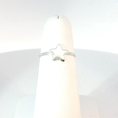 Load image into Gallery viewer, Silver Band Ring with Star Accent