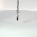 Load image into Gallery viewer, Silver Chain Necklace with Padlock Pendant