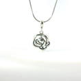 Load image into Gallery viewer, Sterling Silver Floral Charm