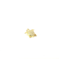Load image into Gallery viewer, Yellow Gold (Plated Silver) Turtle Pendant with Round Brilliant Cut Diamonds