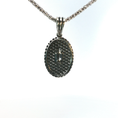 Load image into Gallery viewer, Silver Charm with Yellow(Plated) Gold Anchor Pendant