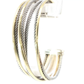 Load image into Gallery viewer, David Yurman Yellow Gold & Silver Bangle