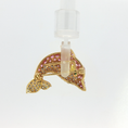 Load image into Gallery viewer, Dolphin Brooch with Round Cabochon Emerald