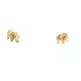 Load image into Gallery viewer, Elephant Stud Earrings with Round Brilliant Cut Diamonds