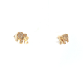 Load image into Gallery viewer, Elephant Stud Earrings with Round Brilliant Cut Diamonds