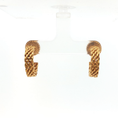 Load image into Gallery viewer, Classic Tiffany & Co High-Polish Yellow Gold Hoop Earrings