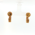 Load image into Gallery viewer, Classic Tiffany & Co High-Polish Yellow Gold Hoop Earrings