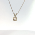 Load image into Gallery viewer, Rounnd Diamond Solitaire Pendant