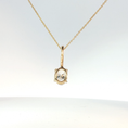 Load image into Gallery viewer, Oval Cut Diamond Pendant Necklace in Yellow Gold