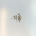 Load image into Gallery viewer, Fancy Intense Yellow Diamond Cluster Earrings in White Gold