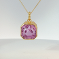 Load image into Gallery viewer, Octagonal Kunzite Charm