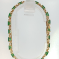 Load image into Gallery viewer, Oval Emerald Tennis Bracelet in Yellow Gold