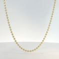 Load image into Gallery viewer, Classic Yellow Gold Beaded Chain Necklace