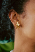 Load image into Gallery viewer, Tiffany & Co. 90’s Gold Star Earrings