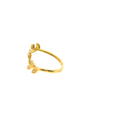 Load image into Gallery viewer, Gold Leaf Ring With Diamonds
