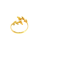 Load image into Gallery viewer, Gold Leaf Ring With Diamonds
