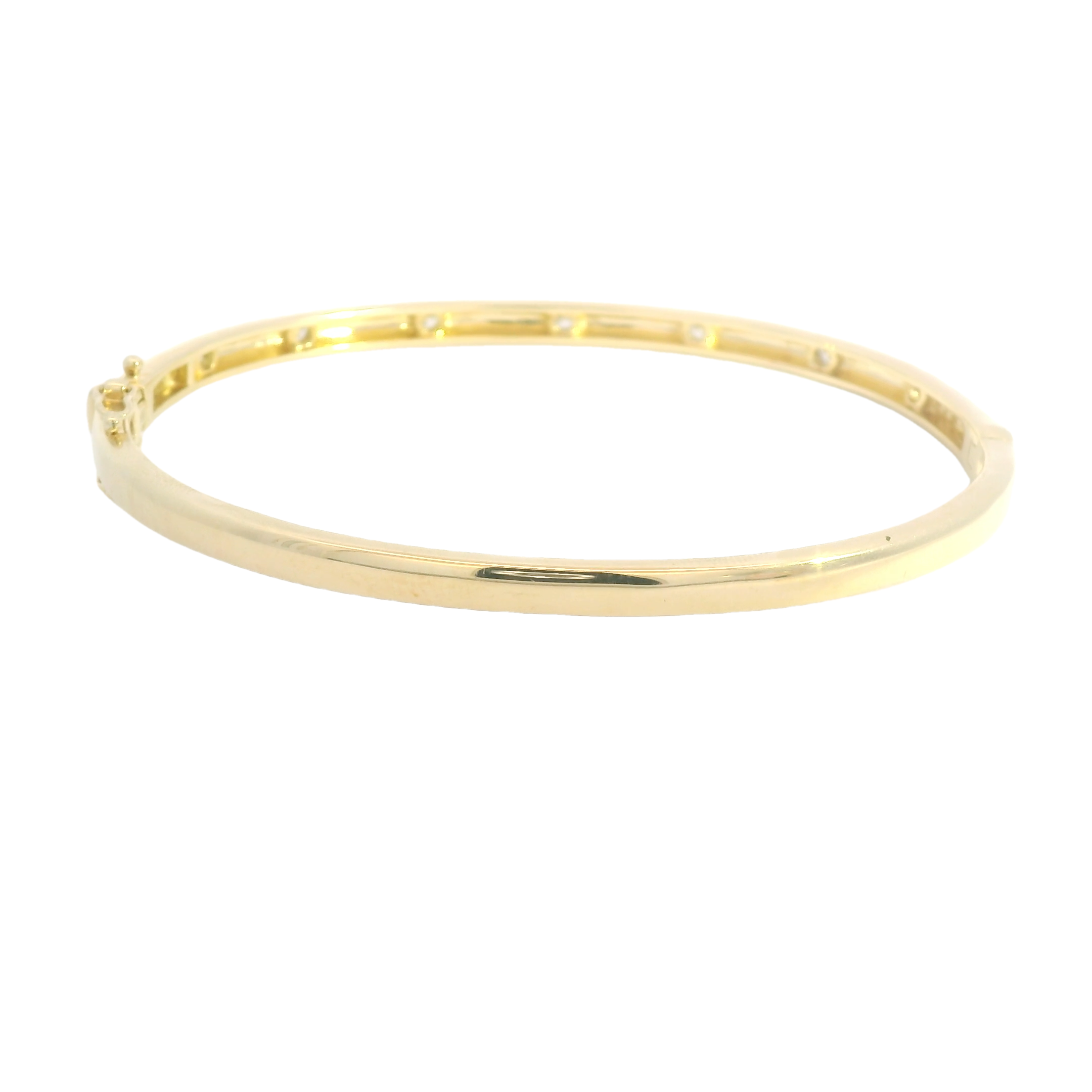 Flush Diamond Bangle