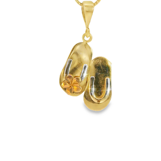 Gold Sandal Charm