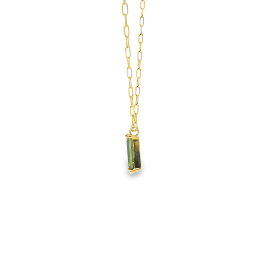 Green Tourmaline Necklace