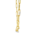 Load image into Gallery viewer, Gold Paperclip Chain Necklace
