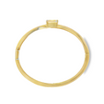 Load image into Gallery viewer, Kenzie Elise: Pink Tourmaline and Diamond Gold Bangle
